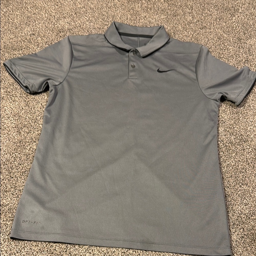 Nike Gray Polo Shirt